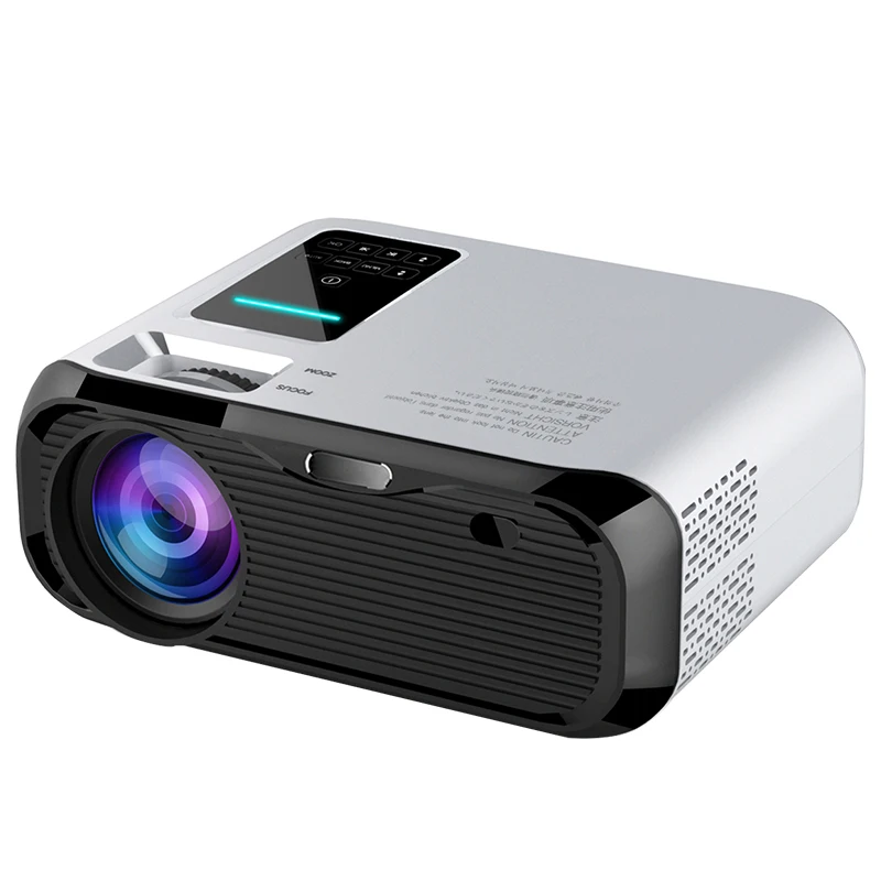 

Hot Sale 4500 lumens video projector portable,1280*720P smart mobile projector,wifi mirroring projector, White