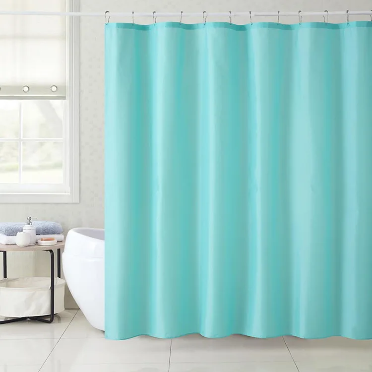 

white Polyester prevent water bath shade amazon sells isolation bath shower curtains and mat set, Customized color