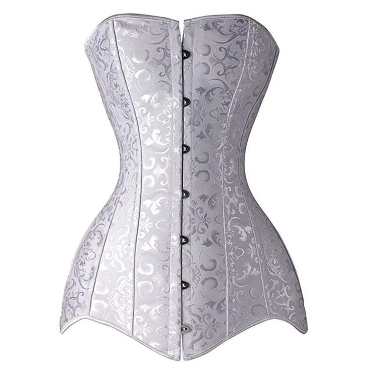 

Wholesale XS- 6XL Sexy Shapewear Victorian Corset Korset Corsage Steel Bone Bandeau Waist Trainer Lace Corset, Black