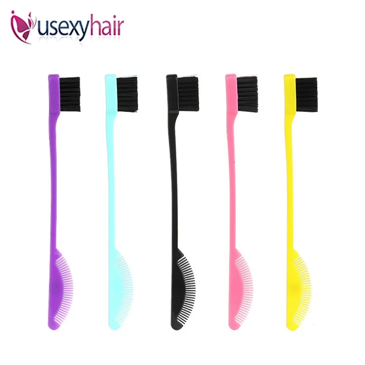 

High quality private label eyebrow eyelash hair edge control brush, Corlorful
