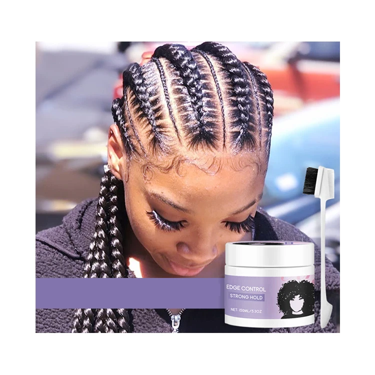 

Custom Logo Non Flaking Edge Control Brush Natural Edge Control For Black Hair