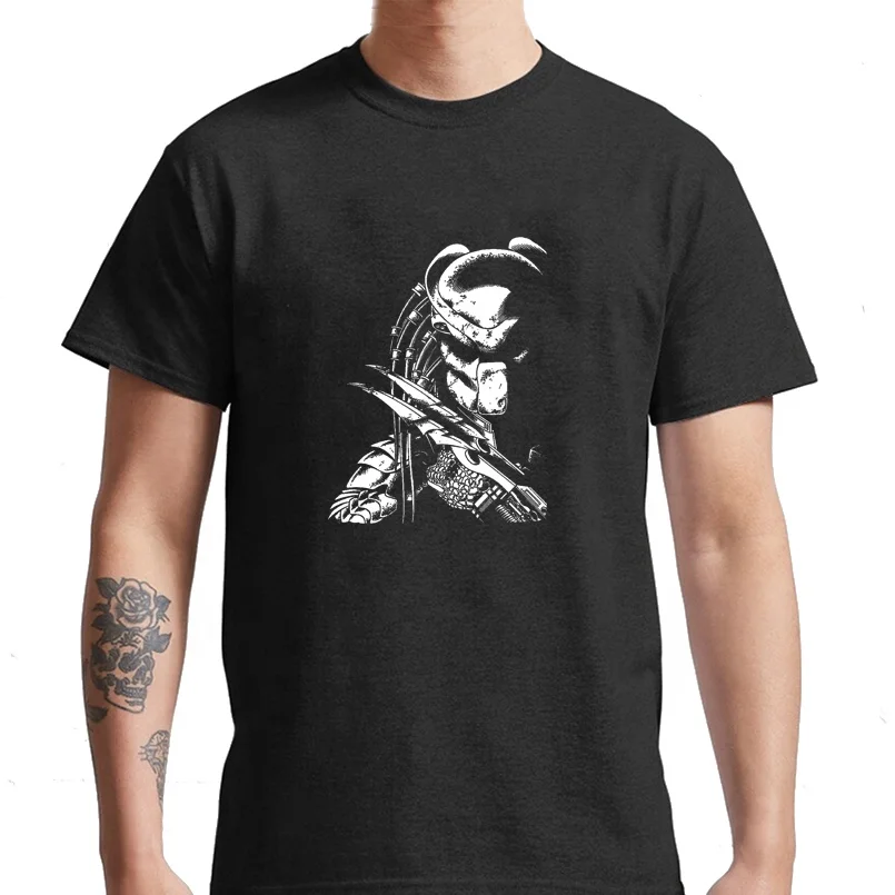 

Best-selling latest design t-shirt custom short sleeve Predator Inspired Movie T-shirt, Customized color
