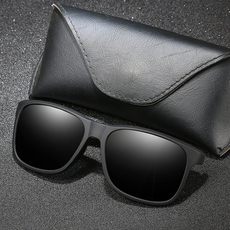 

Unisex fashionable black frame sport pc sunglasses polarized sun glasses, Custom colors