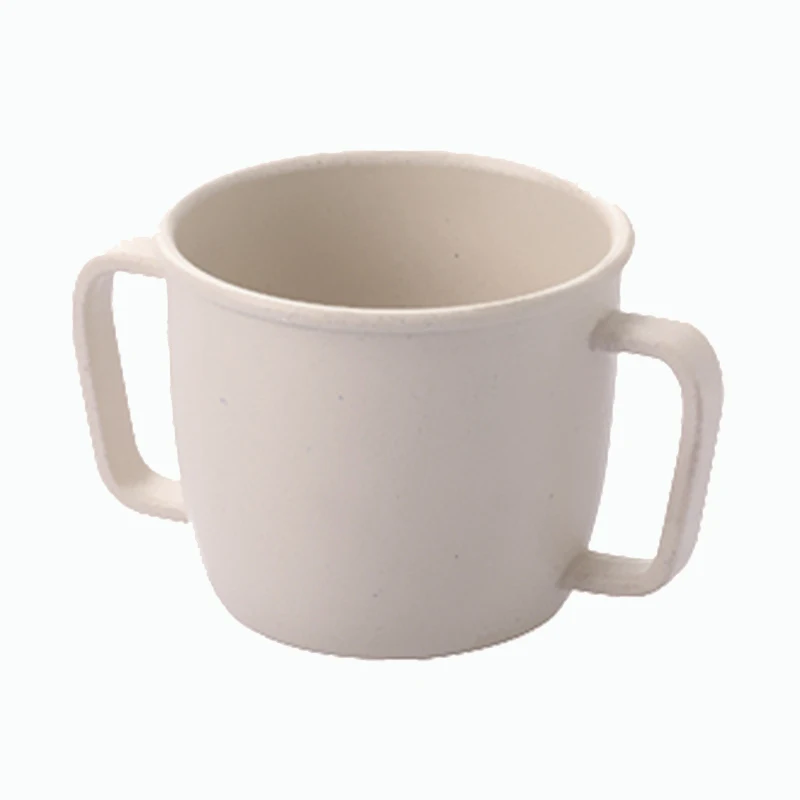 

230ml Random Colors Children Learning Drinking Bottles Bamboo Fiber Baby Training Cups, As the picture shows