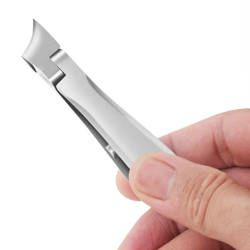 Nails Equipment High Quality Stainless Steel Black Nail Clipper Set Matte Nail Cutter ultra Wide Jaw Opening Toenail Clippers
