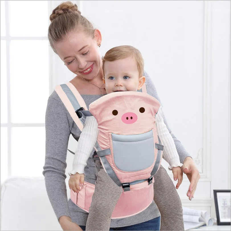 

New Baby Carrier Soft Sling All Carry with Hip Seat 360 Positions Award Winning Ergonomic Child and Newborn Seats, Pink, yellow, dark blue, acid blue