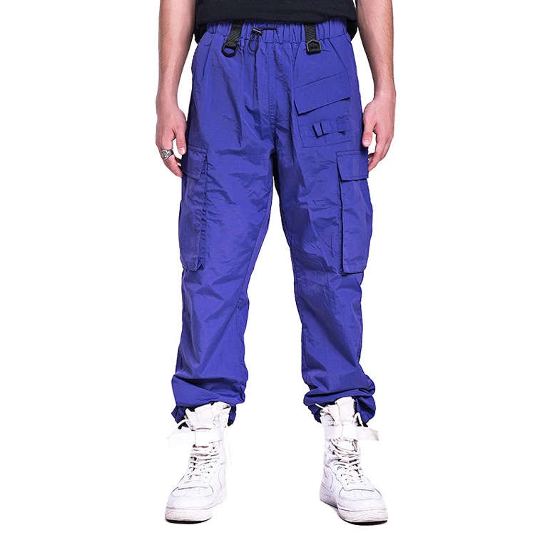 

Wholesale Streetwear Multi Pockets Mens Nylon Utility Cargo Pants