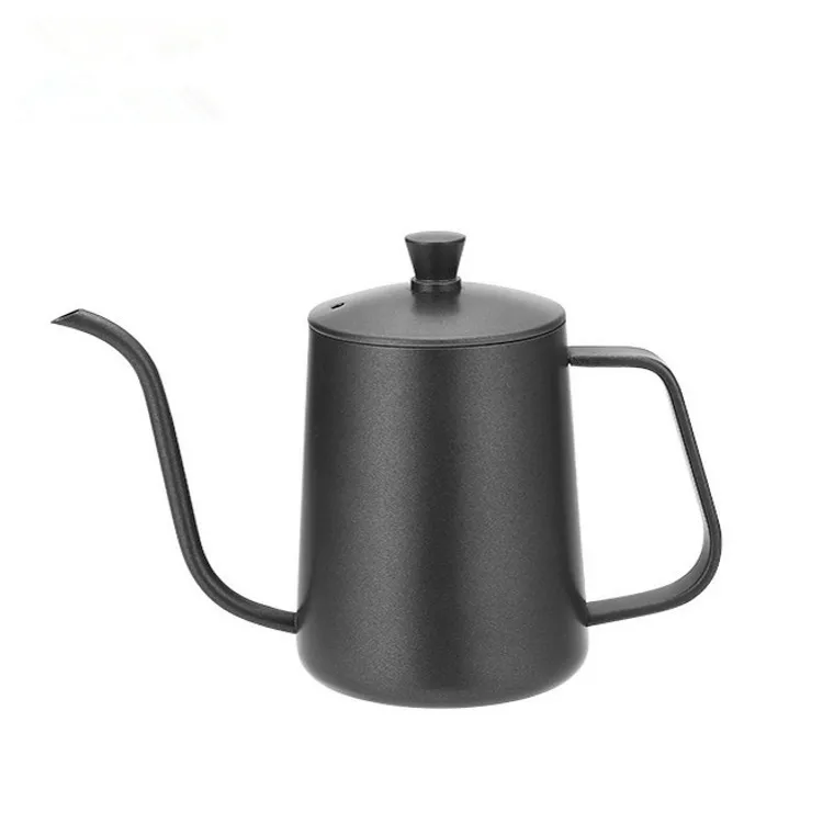 

Coffee accessories Black Stainless Steel Long Over Spout Hanging Ear Coffee Pot Pour Coffee Drip Pot Kettle