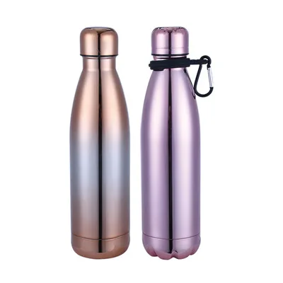 

500ml vacuum water bottle stainless steel cola shape water bottle /personal sports flask, As picture showing