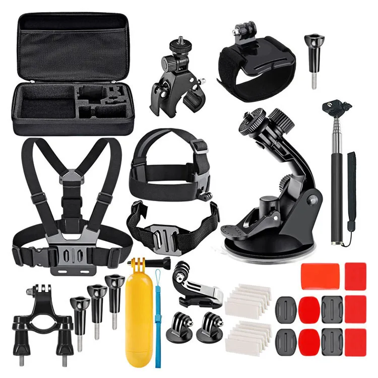 

30 In 1 Kit for Gopro Go Pro HERO 4 3 HERO3+ Xiaomi Yi Action Camera Accessory, Black,welcome oem/odm
