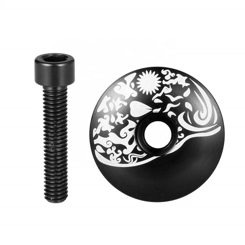 

1-1/8" Headset Top Cap, CNC Bike stem caps for MTB Bike Road Bicycle