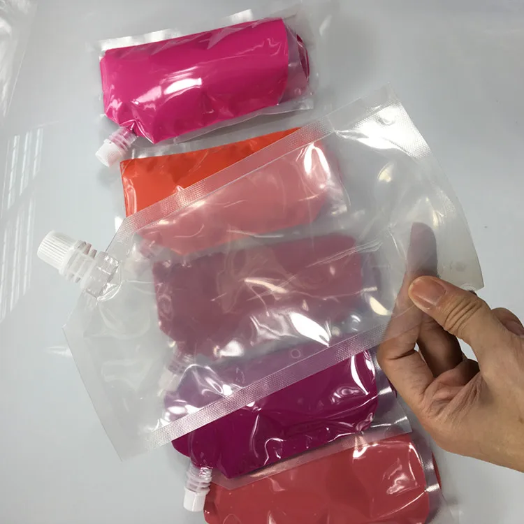 
450ml nozzle packaging bag lipgloss shiny lipgloss 