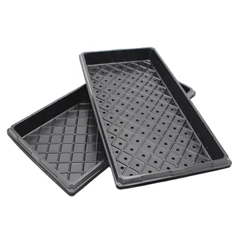 

G&N Agriculture Hydroponic Float Seedling Trays Microgreens Growing Trays Hydroponic Trays 1020, Black