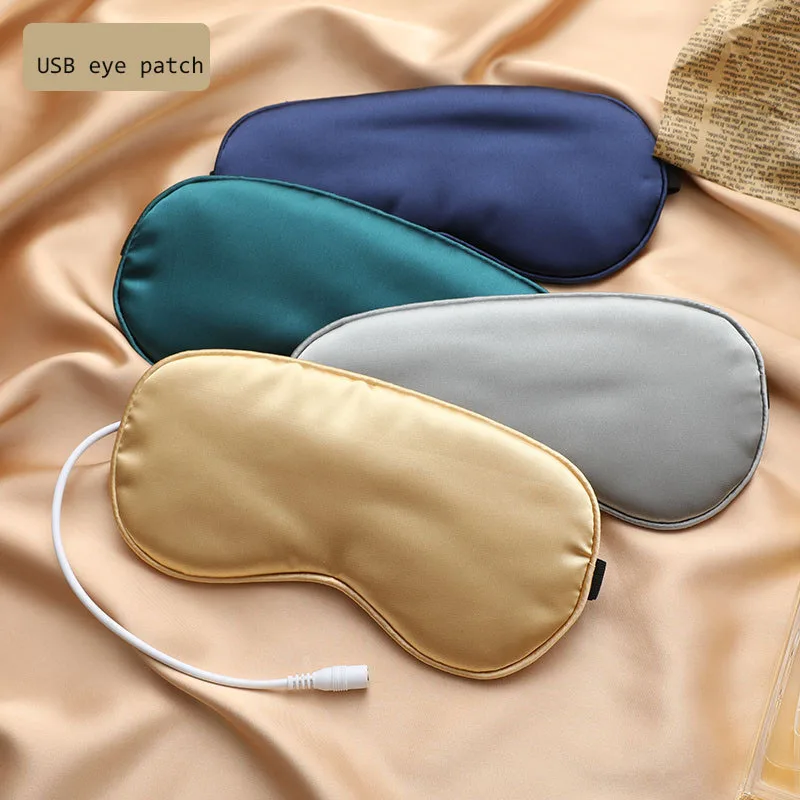 

Steam Treatment Electric Heated USB Charging Silk Eye Mask for Dry Eyes, Dark Circle, Chalazion, and Puffy Eyes, Picture shows