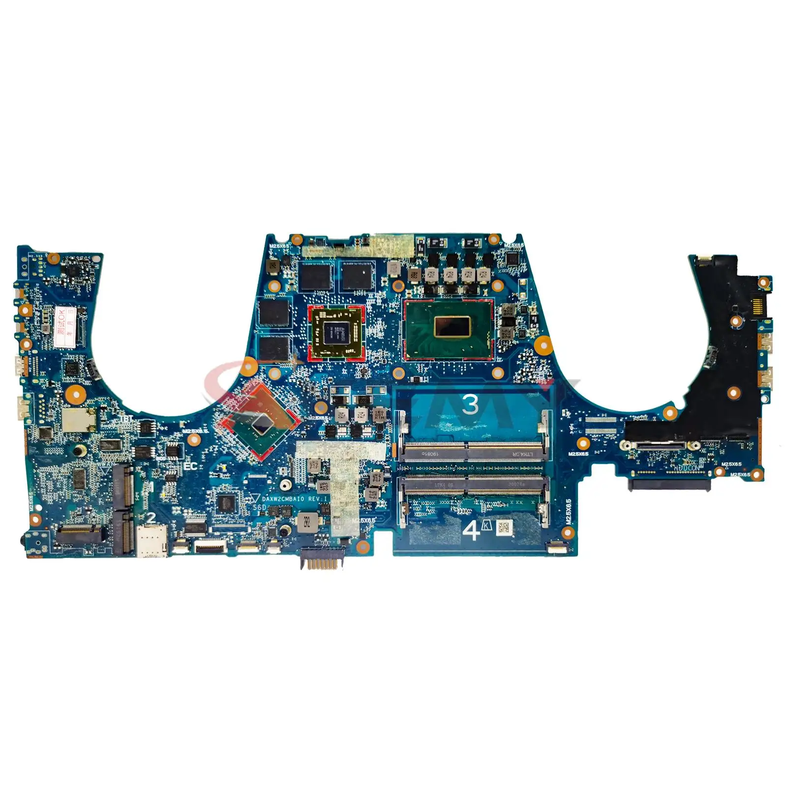 

DAXW2CMBAI0 Mainboard For HP ZBook 15 G5 Laptop Motherboard CPU:I7-8750H I7-8850H GPU:216-0896288 AMD 4GB L28700-601 L28701-601