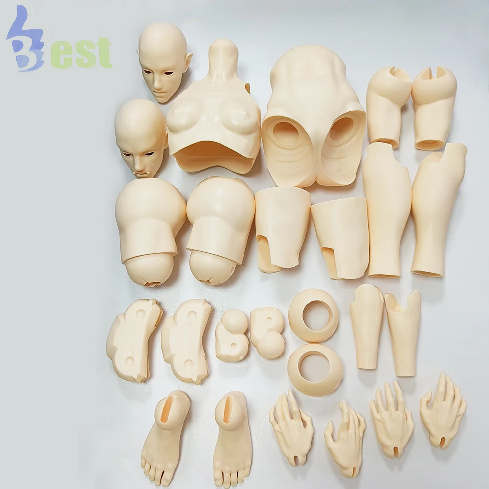 

High quality custom resin hand head foot dolls parts rapid prototype vacuum casting