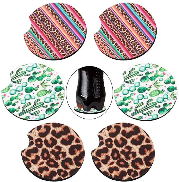 

wine bottle sublimation blank wholesale for 7.3 cup circle waterproof soft 5mm 2.87 in round square holder neoprene car coaster