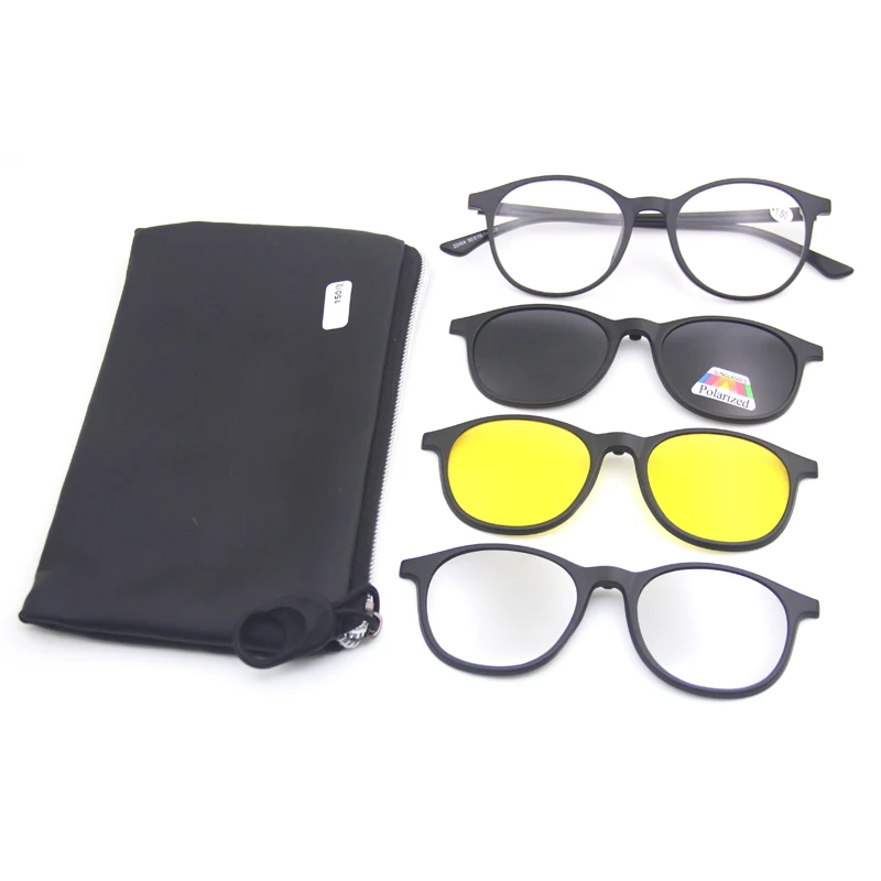 

2201A Reading Eyewear Magnet Polarized Sunglasses Interchangeable Magnetic Clip On Glasses