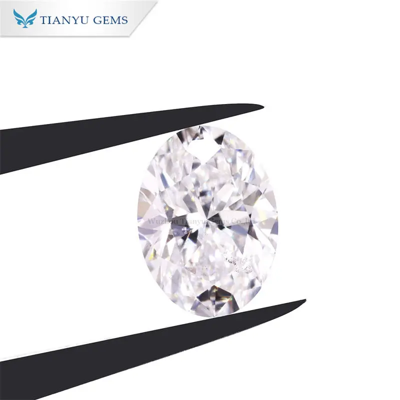 

Tianyu Mid-year Live discount fire loose diamonds Oval cut CVD--1.5CT F SI1 Lab Grown Diamond with free IGI certificated