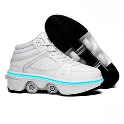 wholesale two wheel shoes roller , light up led sk