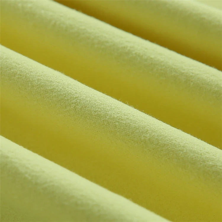 rept超细纤维织物双拉丝软快速干轻质抗静电再生超细纤维材料