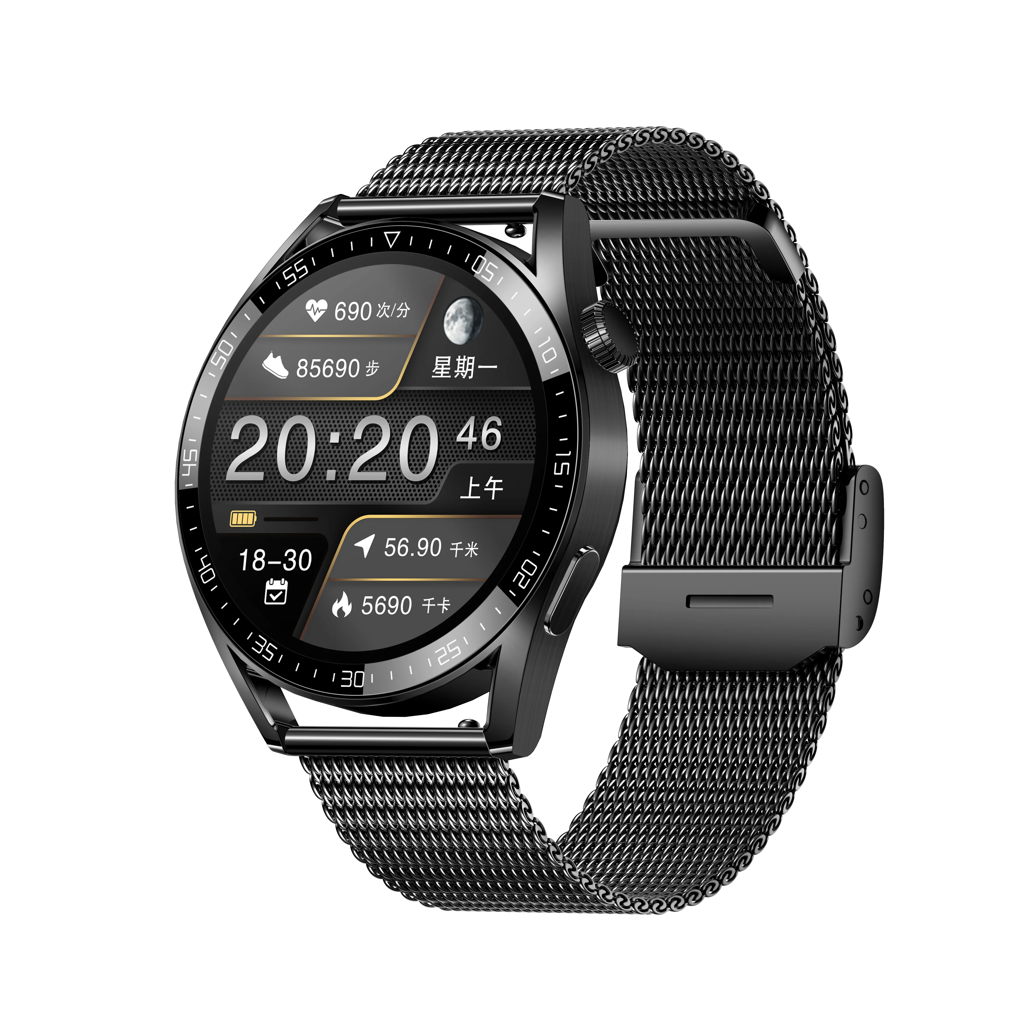 

2022 Hot AK03 PRO Round Smartwatch for Men IP67 Waterproof BT Call Fitness Tracker 1.36inch IPS Dafit app Ak03pro Smart Watch