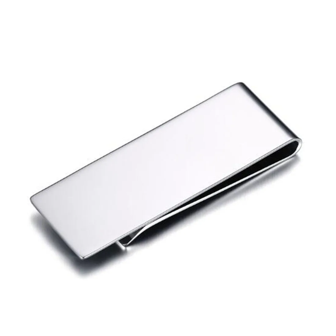 

MCJSF00001 Dropship Jewelry Custom Hand Polished Mens Classic Stainless Steel Cash Money Clip Credit Card Holder Wallet, Silver, gold, black, rose gold