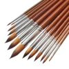 Popular Hot Sale Artist Fan Long Paint Brushes Set 13pcs for Painting