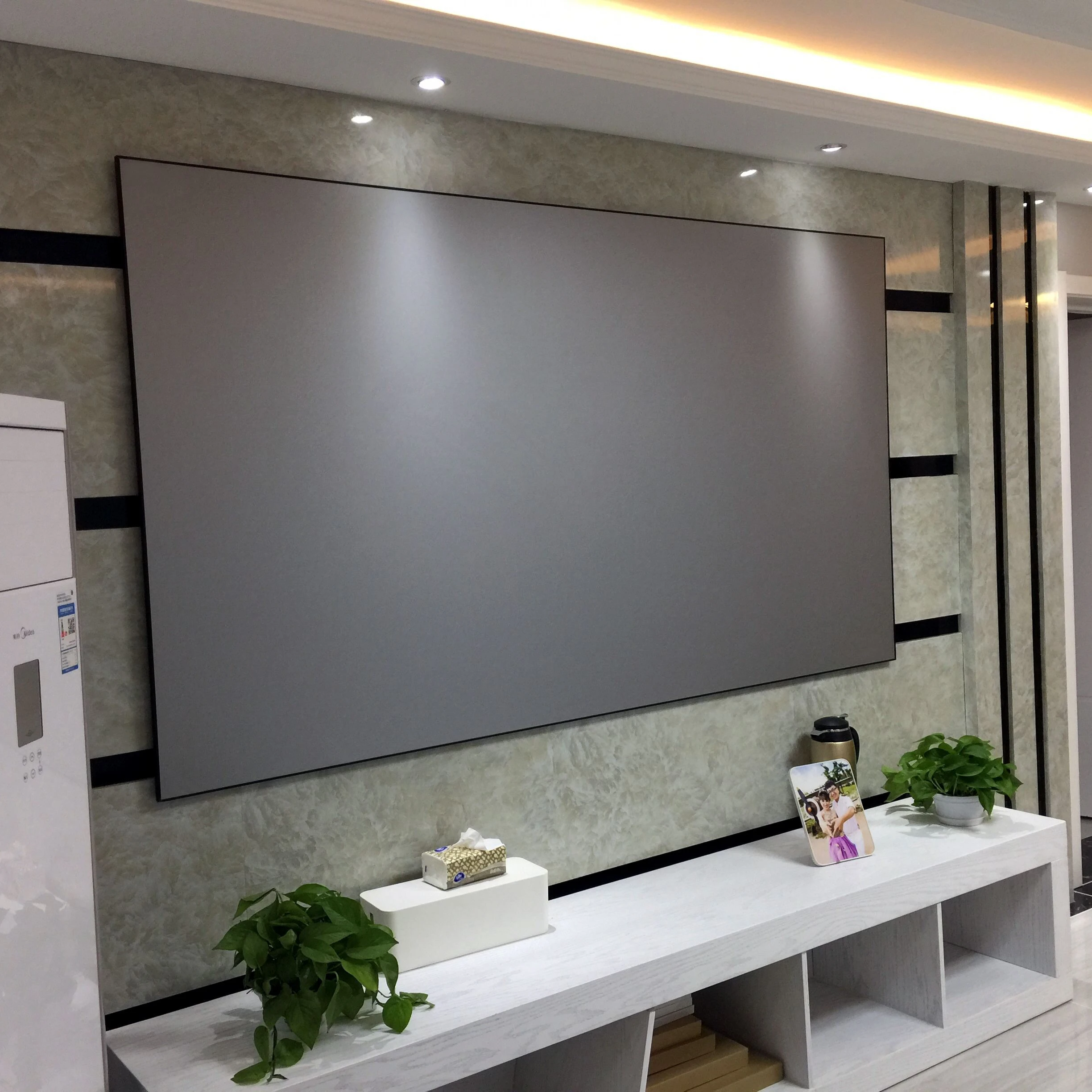 

100inch 4K PET Crystal Ambient Light rejecting ust alr projector Screen for Xiaomi Mijia UST Short Throw ust Laser Projector