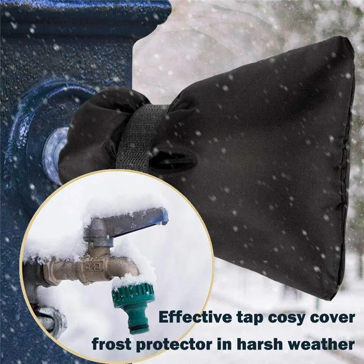 New Winter Products Outdoor Polyester Antifreezing Tap Cover Water Faucet Cover Protector