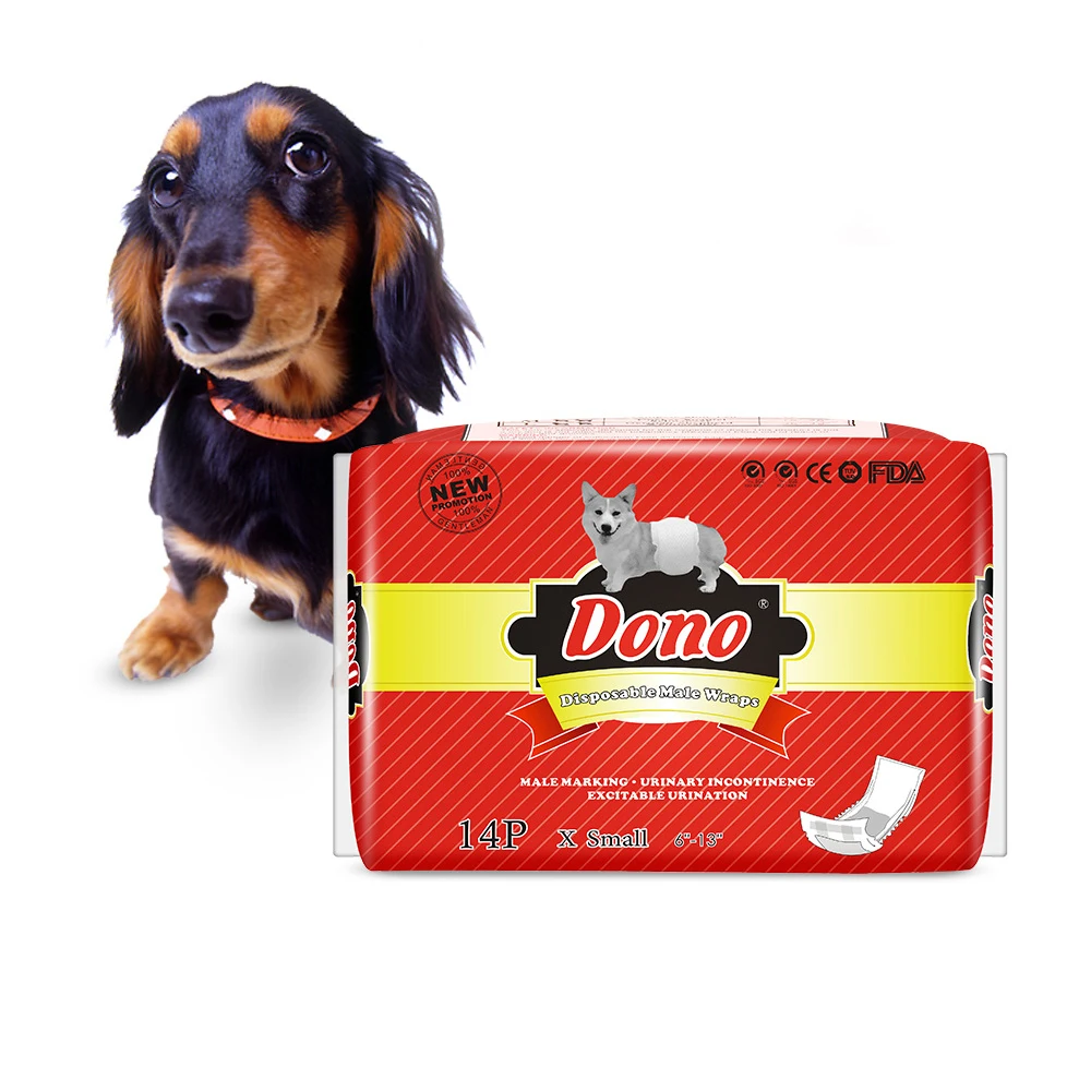 

DONO MALE DOG DIAPER Deodorant water absorbent diapers Pet sanitary napkins