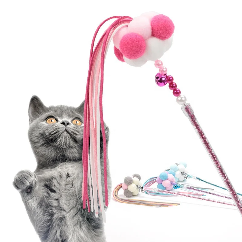 

Fairy Cat Stick Tassel Bell Cat Stick Interactive Pet Cat Toys, Photo