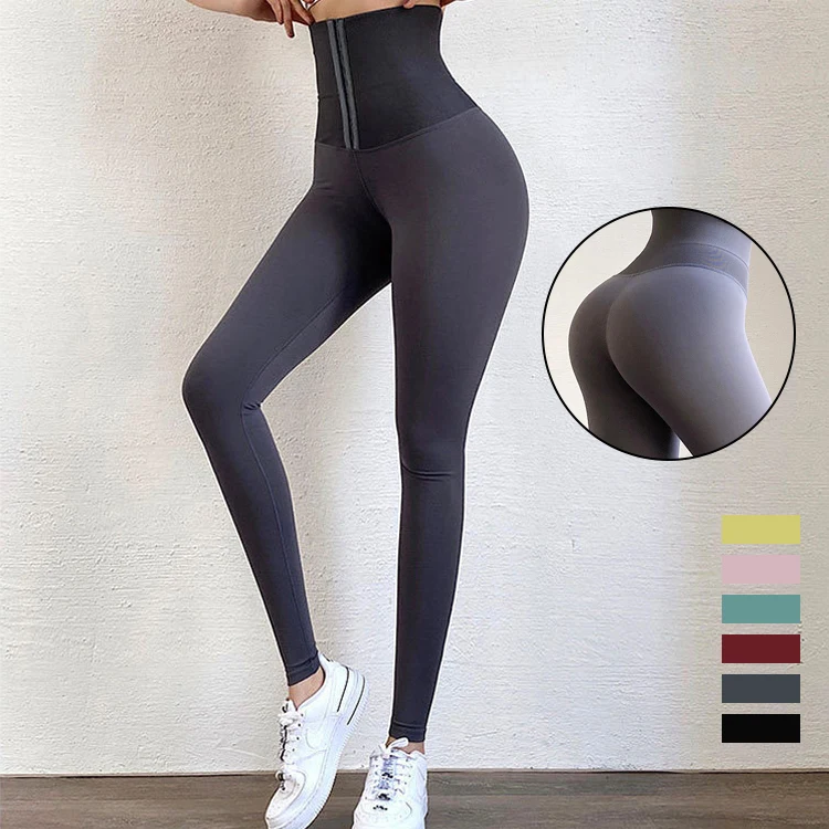 

Pro-Win sustainable plus size shapers seamless bootcut tight women high waist yoga pants leggings mujer push up fajas gym, Custom color