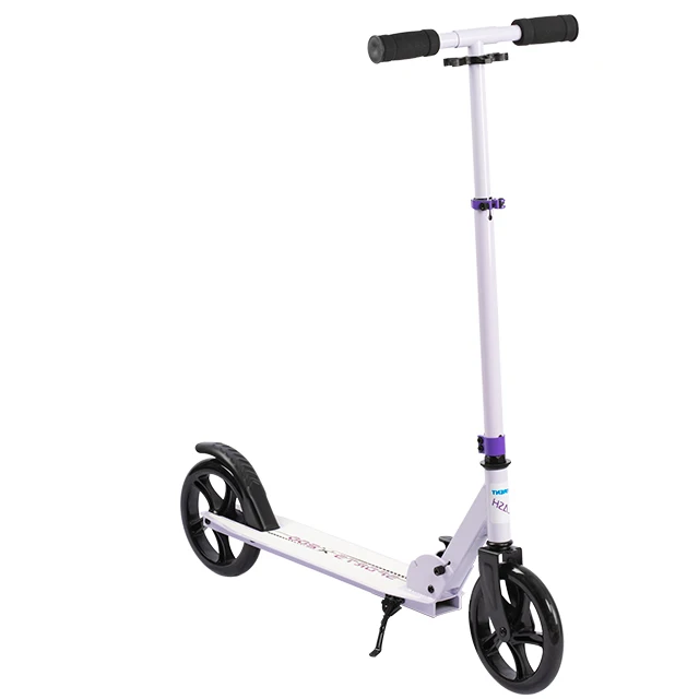 

Foldable 200mm 2 Big Wheel Adult Urban Kick Foot Scooter aluminum city kick scooter adult