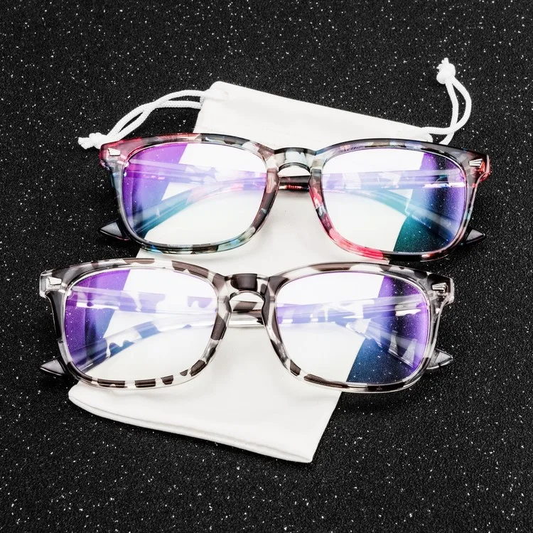 
8082 hot sale fashion classic frame anti blue light blocking computer reading glasses eyewear for men women high quality 