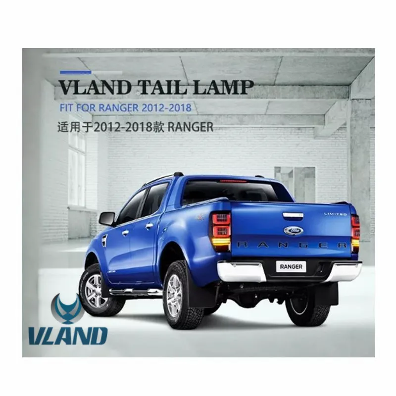 VLAND Manufacturer for Car Tail lamp for Ranger LED Taillight 2014 2015 2016 Ranger Tail light with LED moving signal
