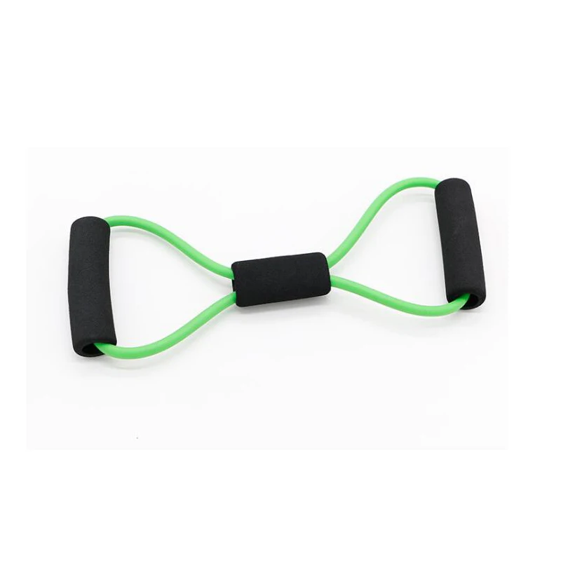 

Yoga Accessories 8-shaped Chest Expander Tube Resistance Band Pull Rope, Green,blue,purple,red,yellow,black