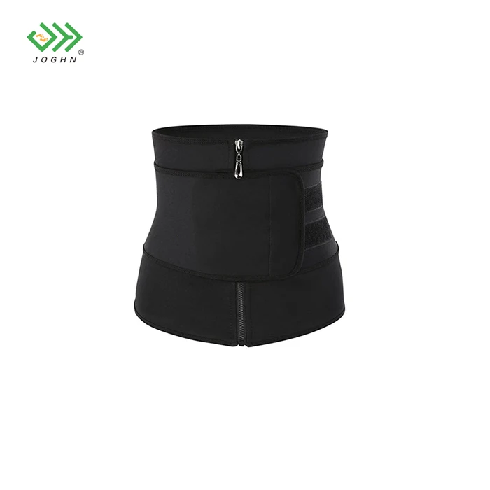 

JOGHN OEM ODM Ceinture Custom Weight Loss Neoprene waist Support Private Label Waist Trainer sweat Slimming Belt Corset, Black pink