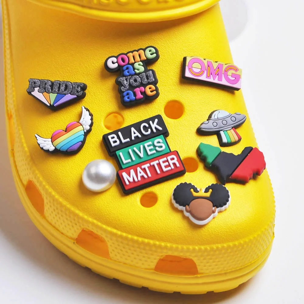 

Princess Baby Girls New Spring shoe charms PVC shoe accessories shoe decoration for croc jibz Kids Party X-m, Available stock color