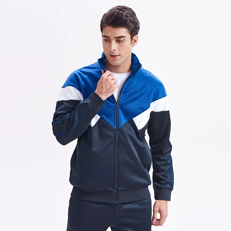 

Factory Custom Wholesale Baseball Style Hip Hop double faced polar fleece contrast Men Jacket