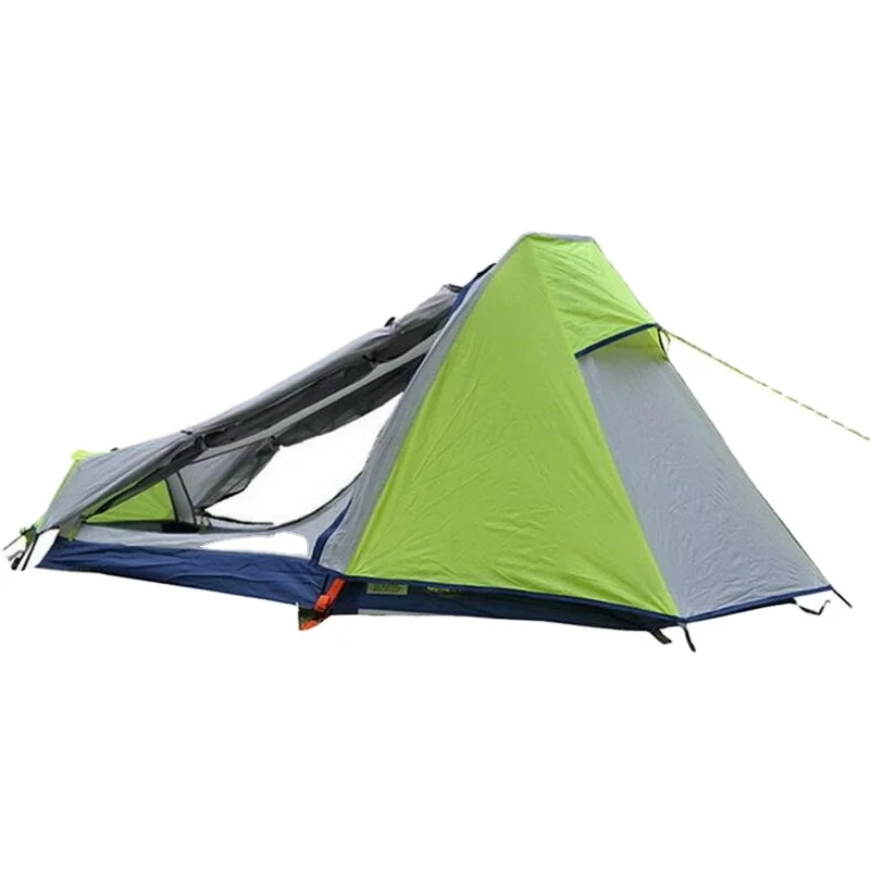 

Ultra-light portable weatherproof outdoor camping tent, single and double aluminum pole tent