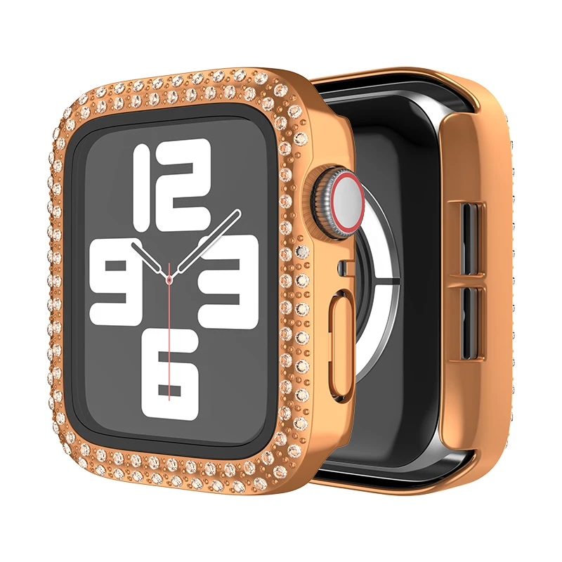 

Coolyep Custom Logo Bling Diamonds Watch Protection Case Cover for iwatch 38/40/42/44mm