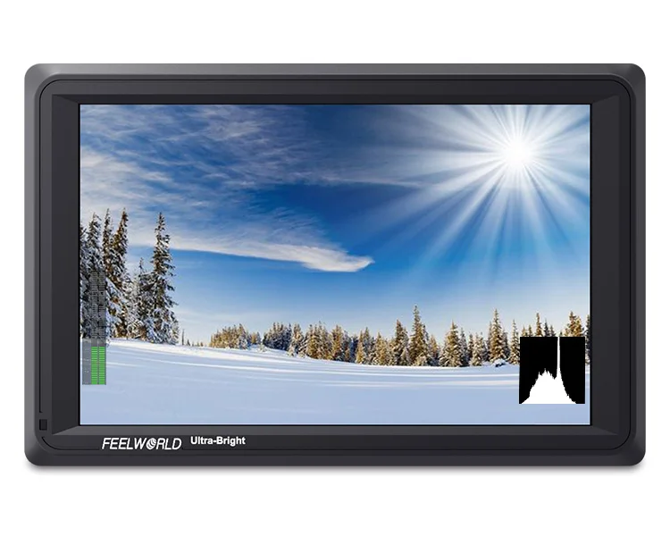 

FEELWORLD FW279S 7 inch 2200nits high brightness lcd monitor HDMI input output monitor cameras video audio