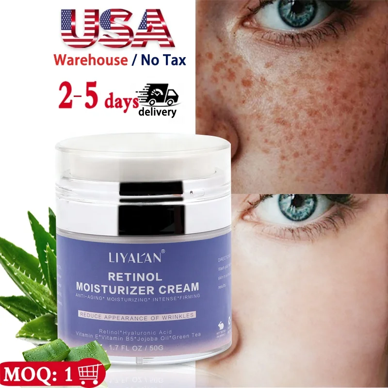 

Private Label Vitamin C Anti Aging Wrinkle Acne Dark Spot Remover Whitening Moisturizer Retinol Face Cream