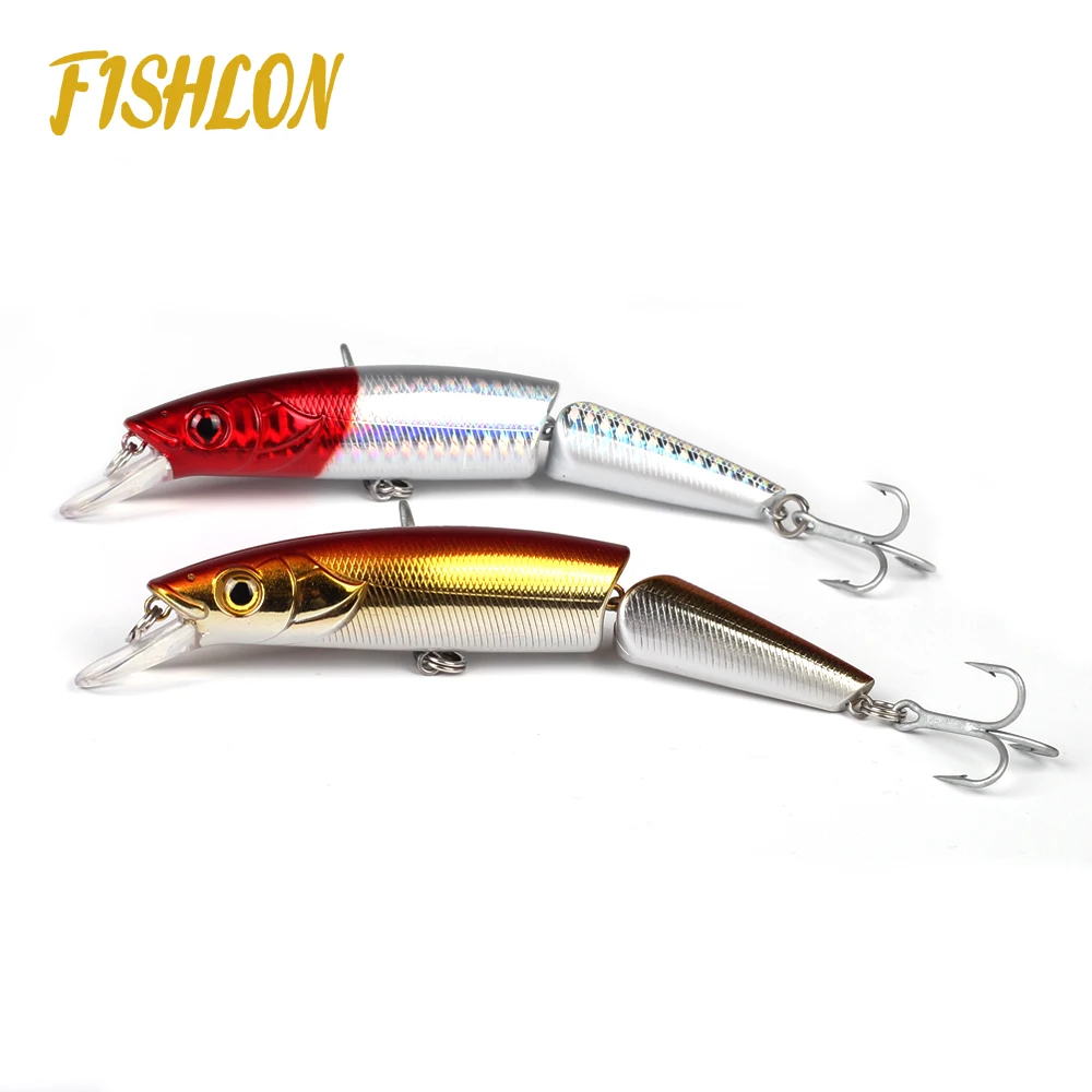 

Floating Minnow 2 Segmented Fishing Lures Artificial Wobblers