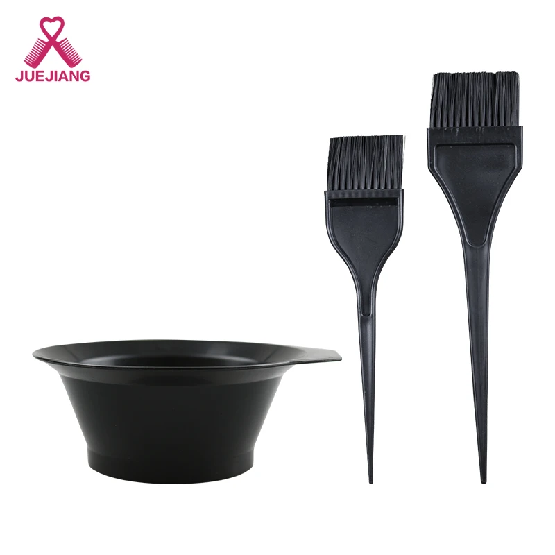

Super Hot 3Pcs/Set Salon Plastic Hair Coloring Tinting Tools Stick Comb Brush Hair Dyeing Kit Mixing Bowl, Customized