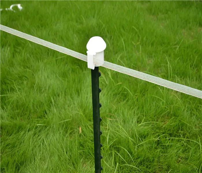 

Post Topper Cover Steel Pole Insulated Electrical Fencing T Post Insulators Steel Post Insulator Electric Fence, Yellow or customized