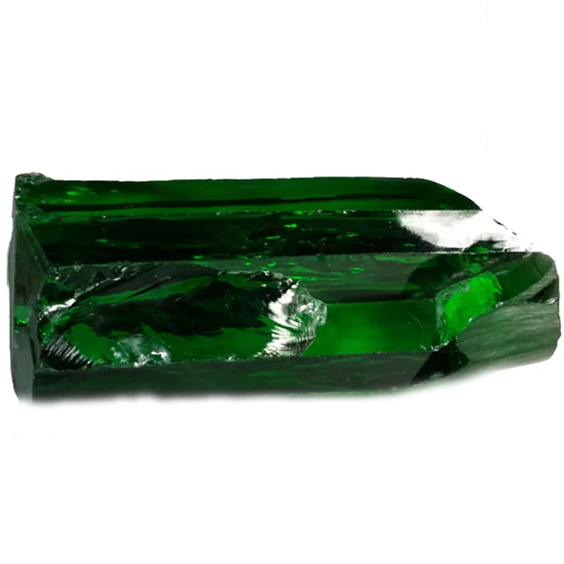 

Wholesale factory price raw cubic zirconia for jewelry making rough uncut emeralds, Emerald green