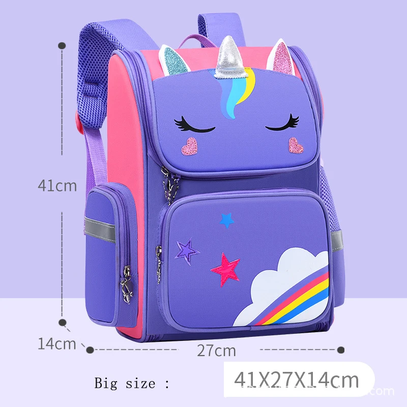 

Fashion Waterproof Child Cute Book backpack Bag Durable Boy girl School Bags for Kids Primary Student, 4 colors