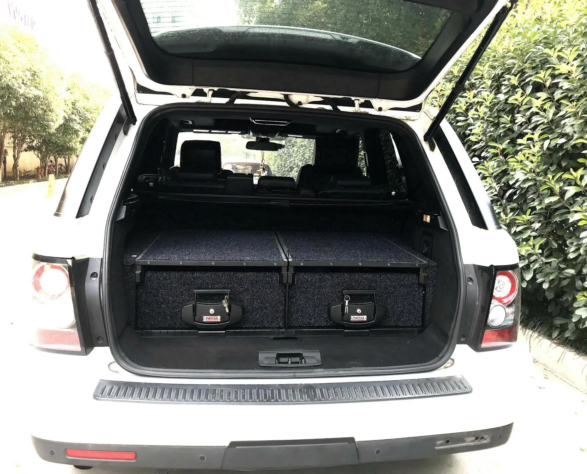 
Haval(HOVER) H9 rear storage drawer van, vehicle rear van drawer aluminum, SUV drawer box car 